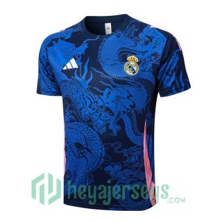 Real Madrid Training T-Shirts Blue Royal 2024/2025