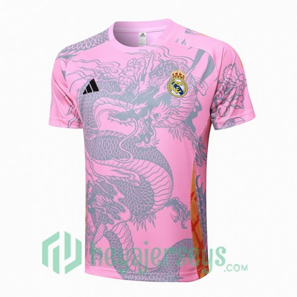 Real Madrid Training T-Shirts Rose 2024/2025