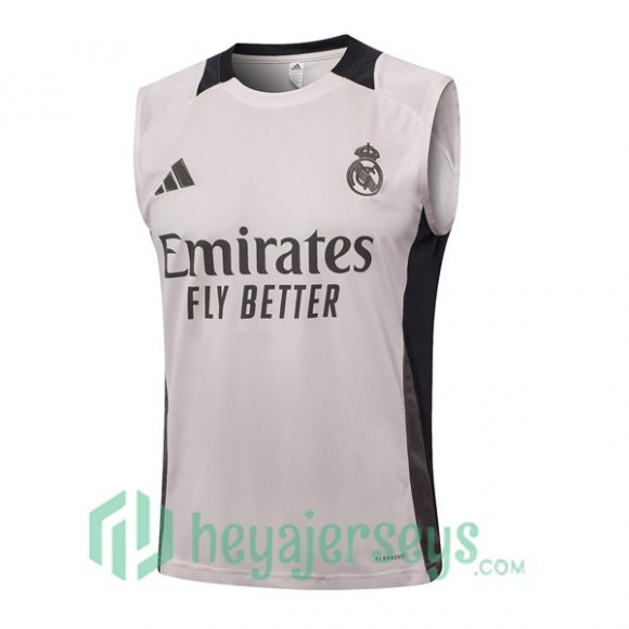 Soccer Vest Real Madrid Gray 2024/2025