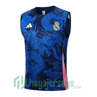 Soccer Vest Real Madrid Blue Royal 2024/2025