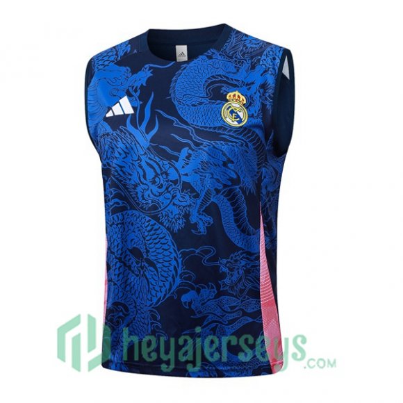 Soccer Vest Real Madrid Blue Royal 2024/2025