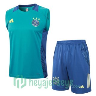 Soccer Vest AFC Ajax + Shorts Blue 2024/2025