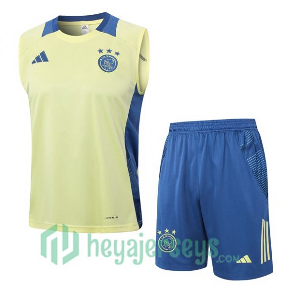 Soccer Vest AFC Ajax + Shorts Yellow 2024/2025