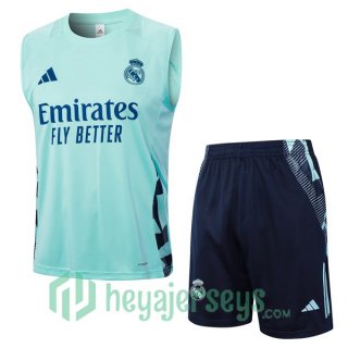 Soccer Vest Real Madrid + Shorts Green 2024/2025