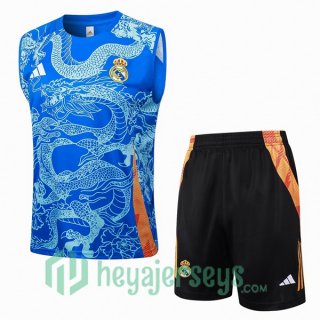 Soccer Vest Real Madrid + Shorts Blue 2024/2025