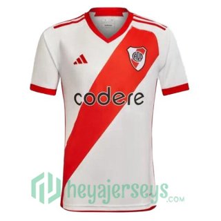 River Plate Soccer Jersey Home Red White 2023/2024