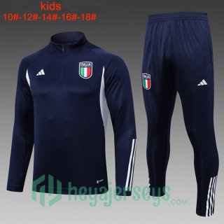 Tracksuit Italy Kids Blue Royal 2023/2024