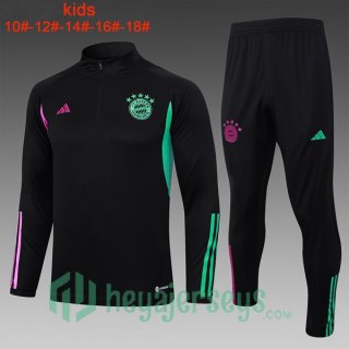 Tracksuit Bayern Munich Kids Black 2023/2024