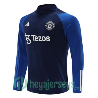 Training Sweatshirt Manchester United Blue 2023/2024