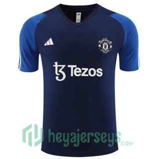 Manchester United Training T-Shirts Blue Royal 2023/2024