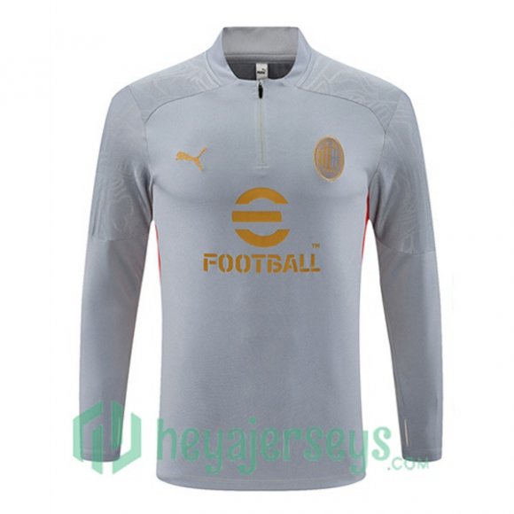 Training Sweatshirt AC Milan Gray 2024/2025