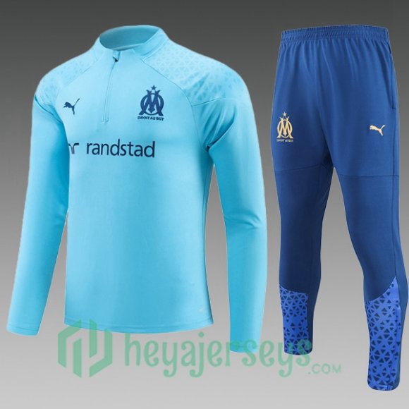 Tracksuit Olympique Marseille Kids Blue 2023/2024