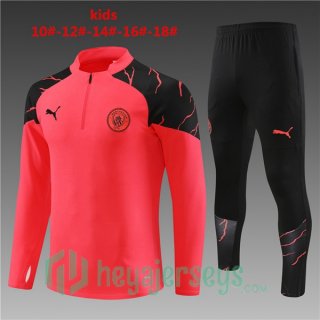 Tracksuit Manchester City Kids Red 2023/2024