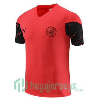 Manchester City Training T-Shirts Red 2023/2024