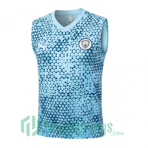 Manchester City Soccer Vest Blue 2023/2024