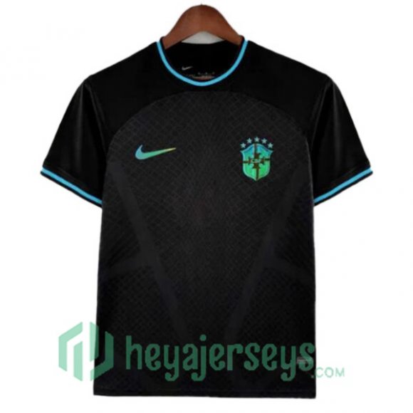 Brazil Special Edition Soccer Jerseys Black 2024/2025