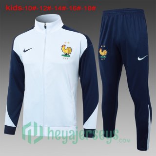 Training Jacket France Kids Blue 2024/2025