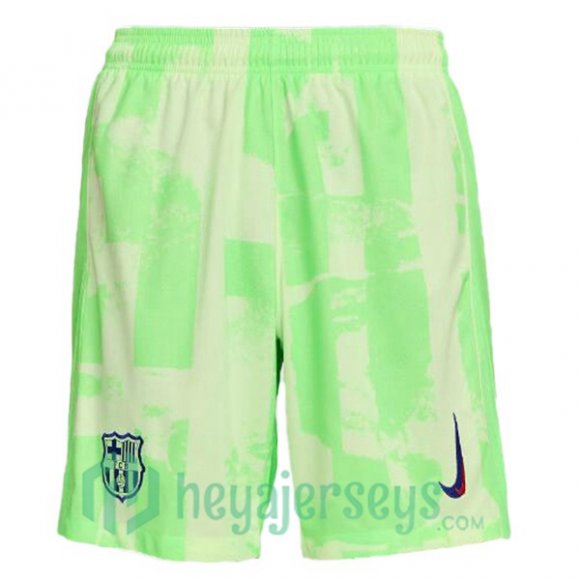 FC Barcelona Third Soccer Shorts Green 2024/2025