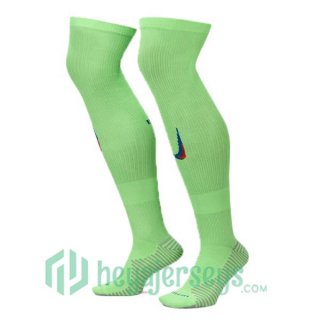 Barcelona Third Soccer Socks Green 2024/2025