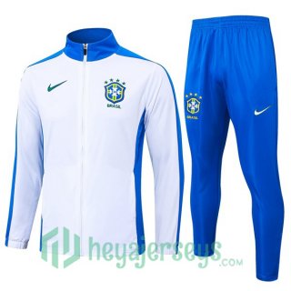 Training Jacket Brazil White 2024/2025