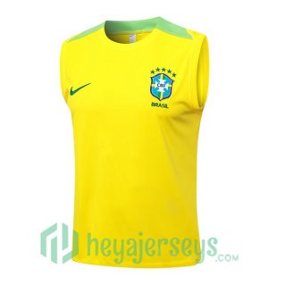 Soccer Vest Brazil Yellow 2024/2025