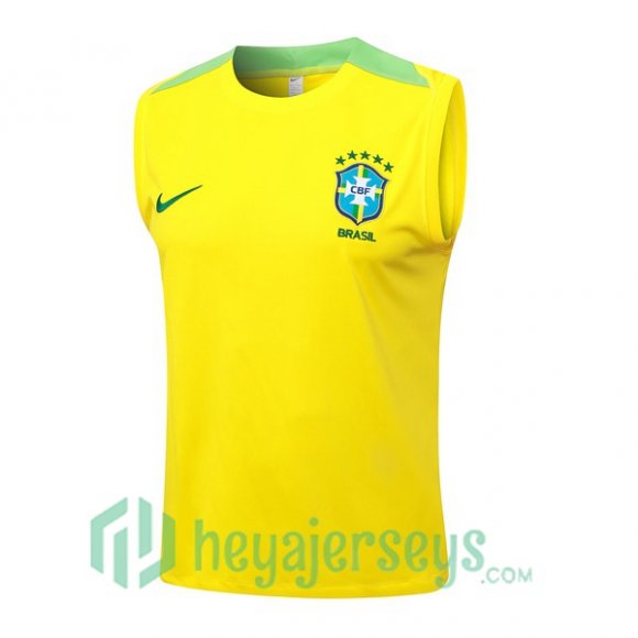 Soccer Vest Brazil Yellow 2024/2025