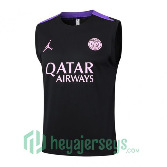 Soccer Vest Paris Saint Germain Black 2024/2025