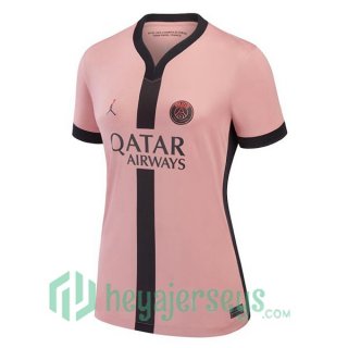 Paris Saint Germain Women Third Soccer Jerseys Rose 2024/2025