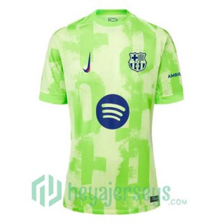 FC Barcelona Third Soccer Jerseys Green 2024/2025