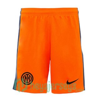 Inter Milan Third Soccer Shorts Orange 2023/2024