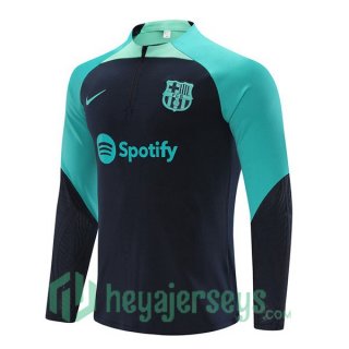 Training Sweatshirt FC Barcelona Blue Royal Green 2023/2024