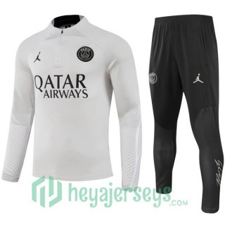 Tracksuit JORDAN Paris Saint Germain Gray 2023/2024