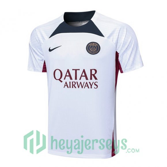 Paris Saint Germain Training T-Shirts White 2023/2024