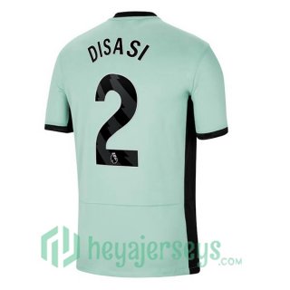 FC Chelsea (Disasi 2) Soccer Jersey Third Green 2023/2024