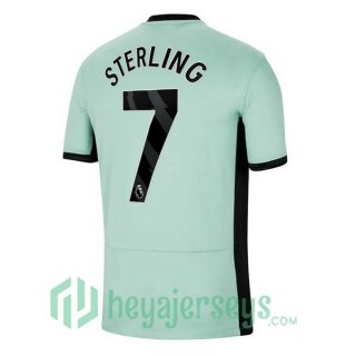 FC Chelsea (Sterling 7) Soccer Jersey Third Green 2023/2024