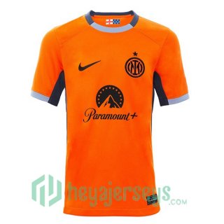 Inter Milan Soccer Jersey Third Orange 2023/2024
