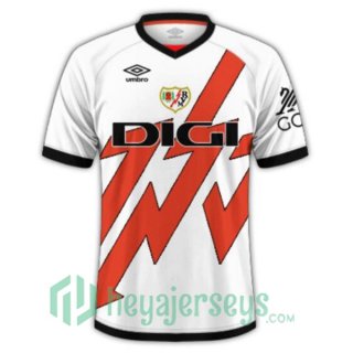 Rayo Vallecano Home Soccer Jerseys White 2024/2025