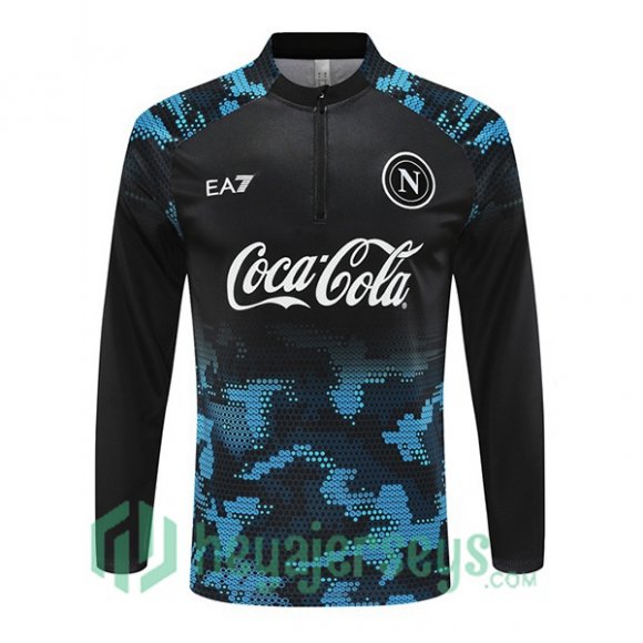 Training Sweatshirt SSC Napoli Black Blue 2024/2025