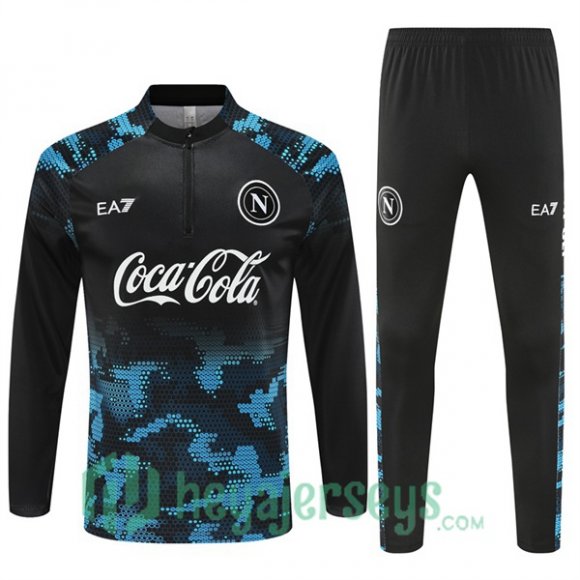 Tracksuit SSC Napoli Black Blue 2024/2025