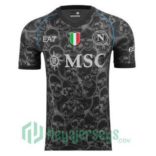 SSC Napoli Halloween Soccer Jerseys Black 2023/2024