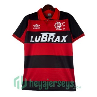 Flamengo Retro Home Red Black 1990