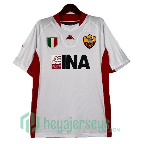 AS Roma Retro Away White 2001-2002