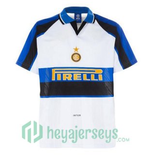 Inter Milan Retro Away White Blue 1996-1997