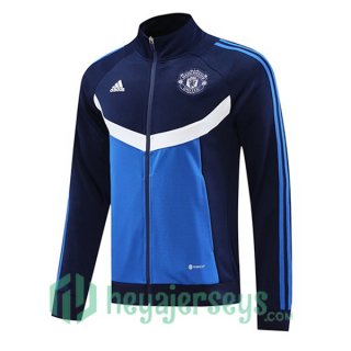 Training Jacket Manchester United Blue Royal 2024/2025