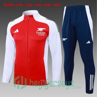 Training Jacket FC Arsenal Kids Red White 2024/2025