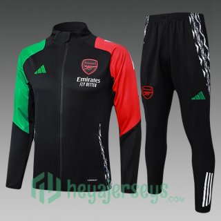 Training Jacket FC Arsenal Kids Red Black Green 2024/2025