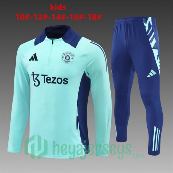 Tracksuit Manchester United Kids Blue 2024/2025