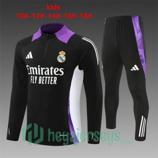 Tracksuit Real Madrid Kids Black 2024/2025