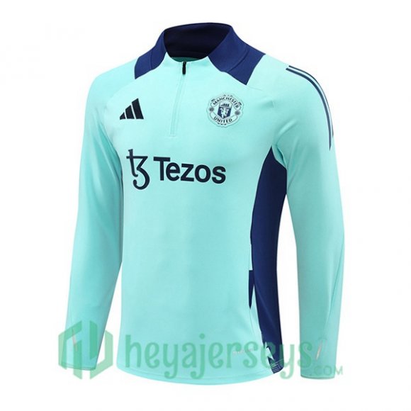 Training Sweatshirt Manchester United Blue 2024/2025