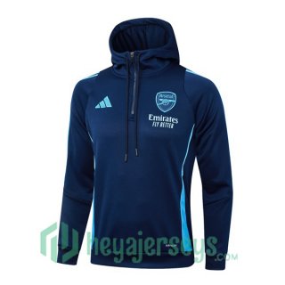 Hooded Sweatshirt FC Arsenal Blue Royal 2024/2025